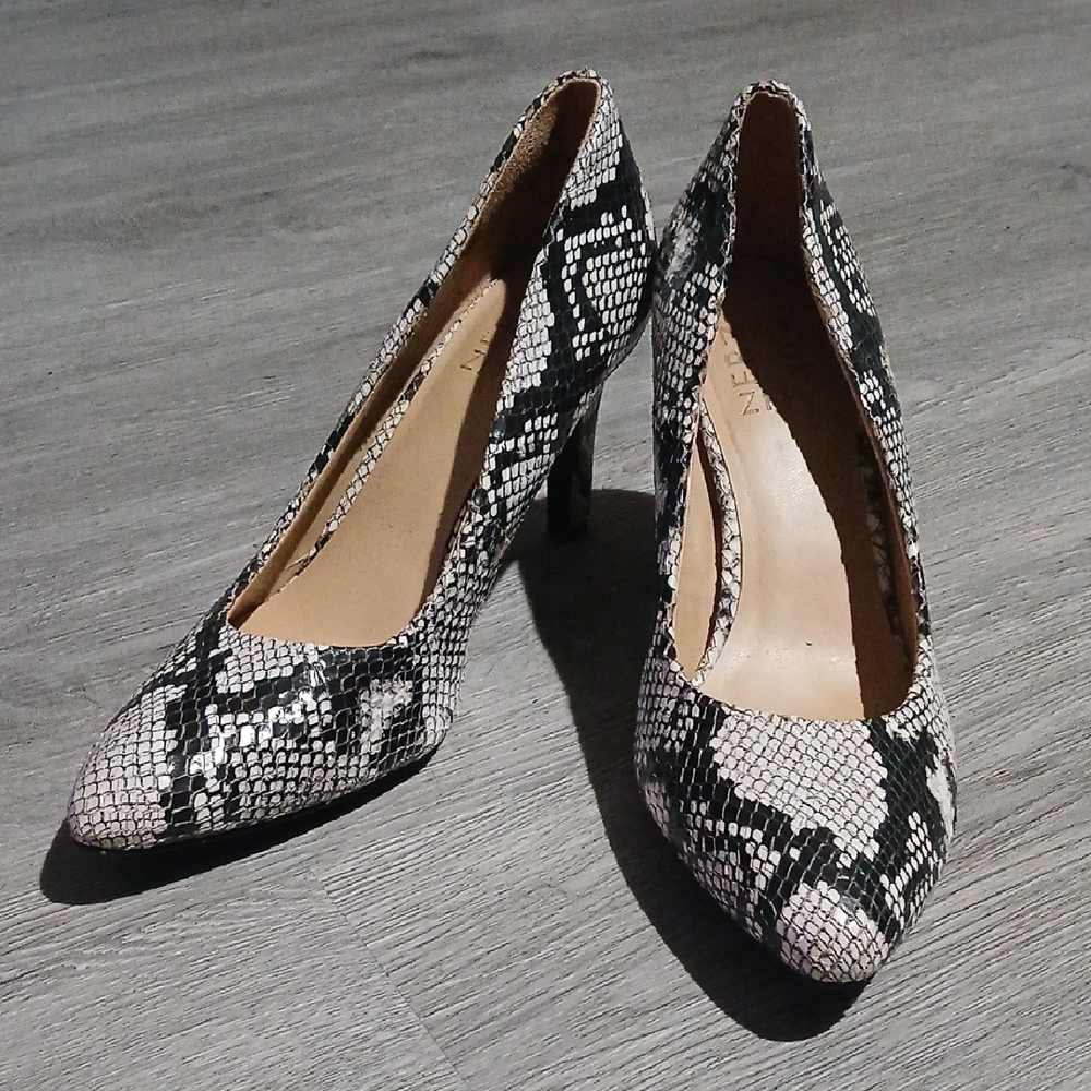 Naturalizer Evie Elegant Snake Print Women's Pumps Sz 8 EUC